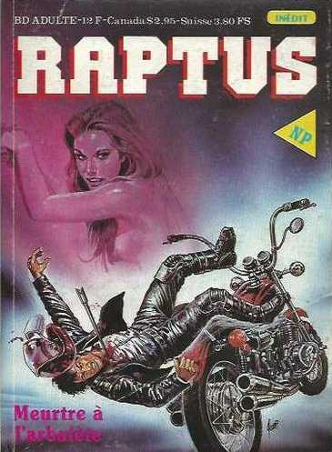 Scan de la Couverture Raptus n 8